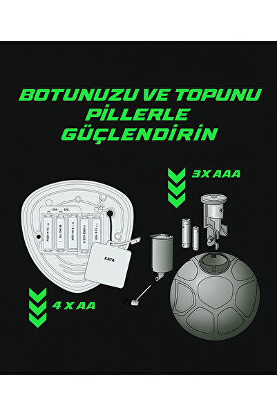 Fillikutum Smartball Soccerbot Akıllı Futbol Oyunu Sesli & Işıklı Reaksiyon Geliştirici Oyun Antrenman Topu