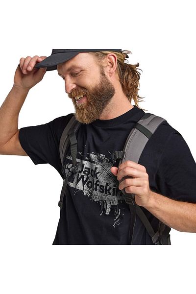 Jack Wolfskin Jack Wolfskin Brand t Men's T-Shirt Men T-Shirt A64116Tr