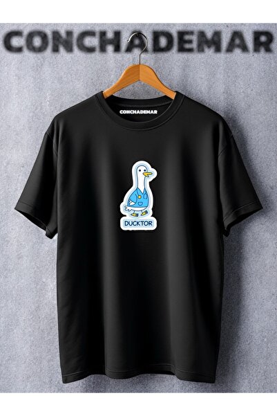 Vordevia Tricou oversize cu imprimeu Ducktor x Doctor