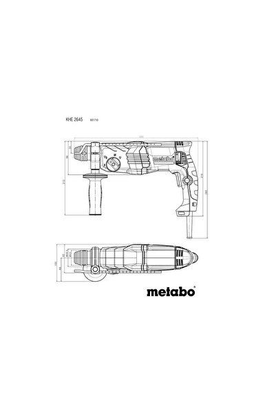Metabo Khe 2645 Kırıcı Delici 850w 2.9 Joule