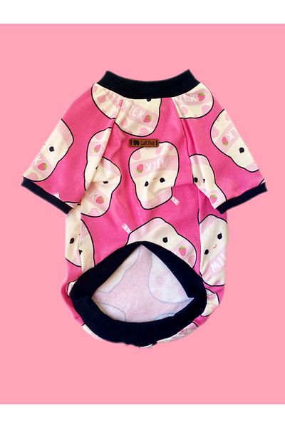 Luli Pet Pink Patterned Dog T-Shirt