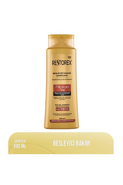 Restorex 500 ml șampon de îngrijire - 7 uleiuri nutritive