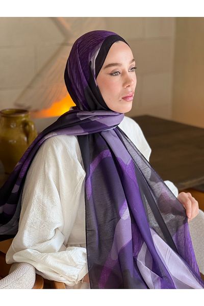 Modakaşmir ŞAL CU MODEL DE VIN SILKY
