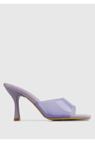 Provoq Lilac Slippers for Women