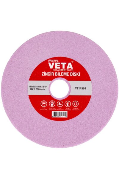 Veta VT14574 Zincir Bileme Diski 145x22x4.7mm 3/8 - 404