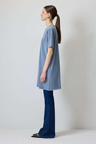 Touché Privé ΜΑΚΡΟ ΤΟΥΝΙΚ ΜΕ ΜΙΣΟ ΜΑΝΙΚΙ ΑΠΟ 100% ΒΑΜΒΑΚΟ