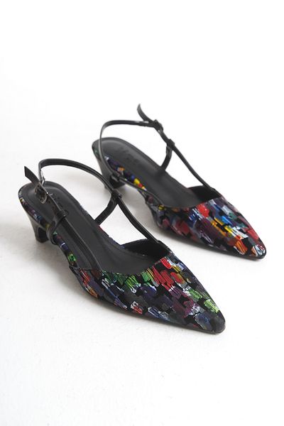 Liza Shoes Ece Women's Short Heels Colorful Shoes A001-K7967