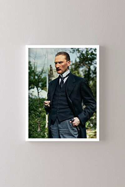 epiqart Ataturk Portrait - White Frame