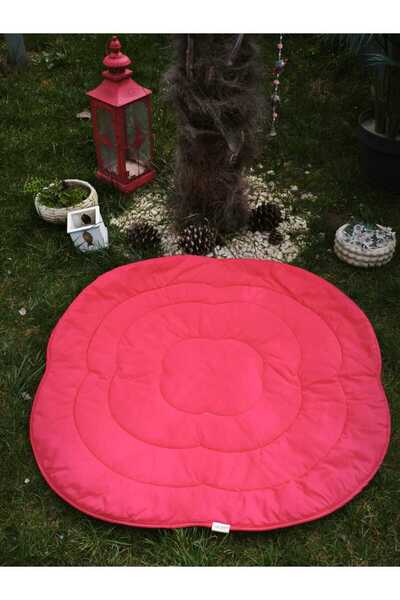 Mayras Cotton Baby Mayras Yonca Fuşya Bebek Oyun Yer Minder