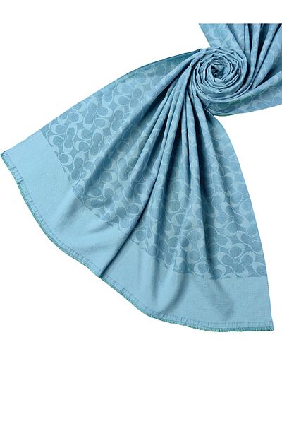mim eşarp Işıl Mătase - Şal Bumbac Jacquard Model C 75x190 cm