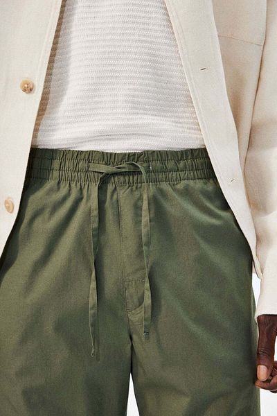 H&M Relaxed Fit Poplin Trousers