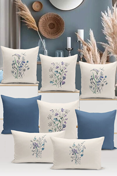 Bertille Home Flower Весняна серія Двосторонній цифровий друк 8-ми подушок-по...