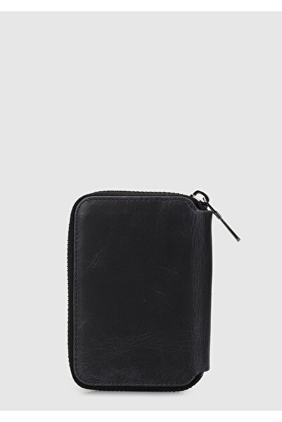 Carrera Carrera Car007 Navy Blue Genuine Leather Wallet