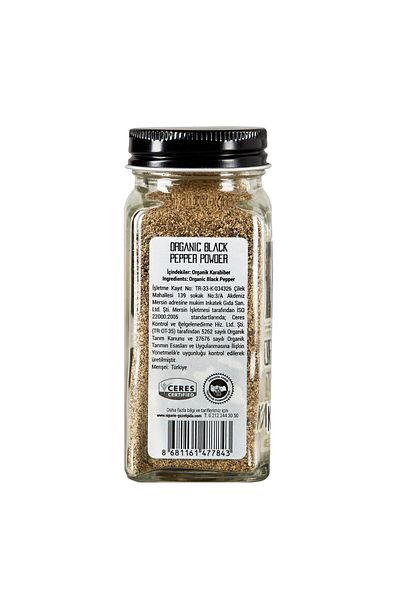 ZAYKA Beautiful island organic ground black pepper 60 g