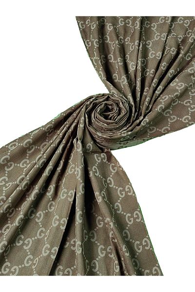 mim eşarp Işıl Μεταξωτό - Σάλι Βαμβακερό Jacquard G Pattern 75x190 cm