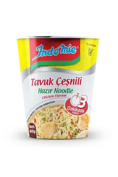 ZAYKA Indomie Tavuk Çeşnili Noodle (Bardak) 60G