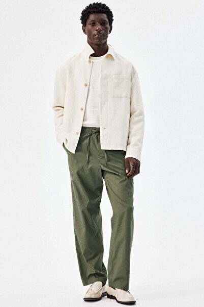 H&M Relaxed Fit Poplin trousers