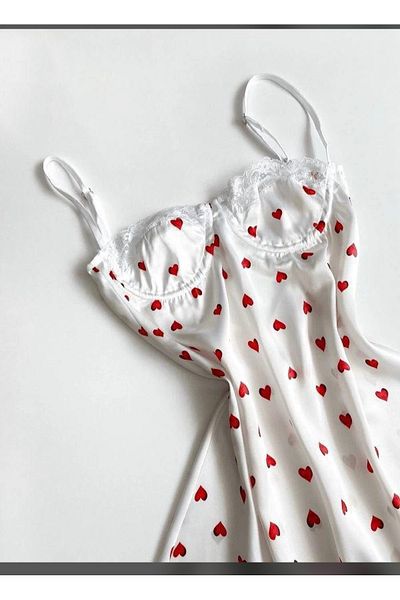 ARONA Νυχτικό Babydoll με μοτίβο στήθος