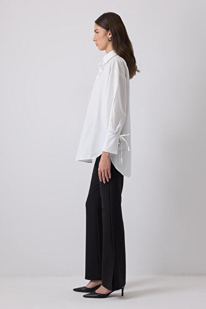 Touché Privé 100% Cotton Tunic with Shirt Collar