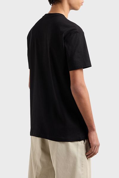 Armani Exchange Λογότυπο Armani Exchage με στάμπα 100% βαμβάκι κανονική εφαρμογή με λαιμόκοψη ανδρικό μπλουζάκι XM 000550   AF1