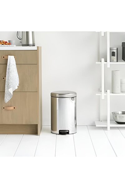 Brabantia Trash Can 20 Liters Newıcon Brilliant Steel Pedal Trash Can