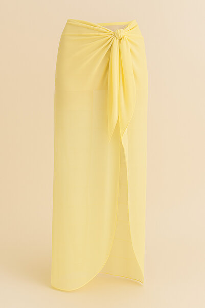 laviyonsa Long Chiffon Tulle Pareo (110*150cm) Same Fabric Bandana Gift