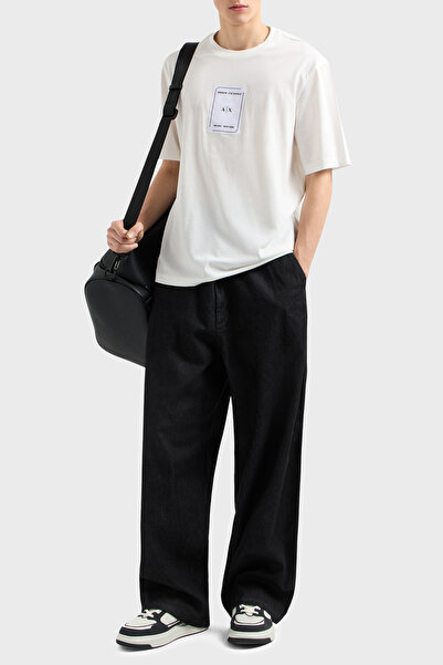 Armani Exchange Armani Exchage 100% Cotton Regular Fit Crew Neck Logo t Shirt Men t Shirt Xm 000570   Af10356 U