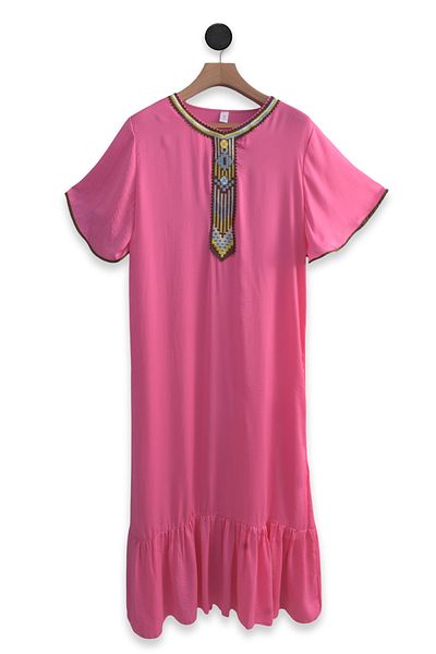 Lilo Co Embroidered Maxi Dress