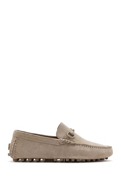 Derimod Men's Mink Suede Leather Loafer 25Sfd 630810