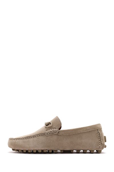 Derimod Men's Mink Suede Leather Loafer 25Sfd 630810