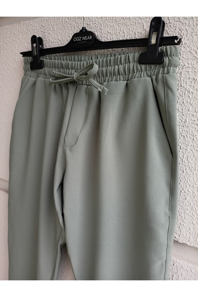 Scornic Ogz Wear Premium Double Kumaş Likralı Esnek Duble Paça Erkek Jogger P...