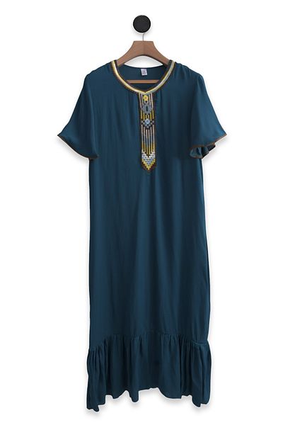 Lilo Co Embroidered Maxi Dress