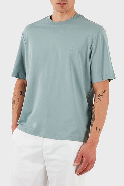 Armani Exchange Tricou Armani Exchage 100% bumbac cu logo Regular Fit Tricou bărbați XM000763 AF12308 U9212