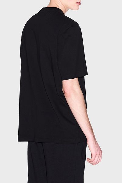 Armani Exchange Armani Exchage 100% βαμβακερό κανονικό μπλουζάκι με λογότυπο με λαιμόκοψη Ανδρικό T SHIRT XM 000570   AF10356 U