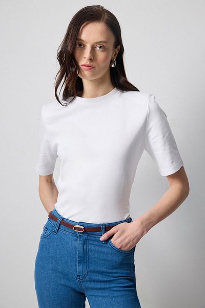 Touché Privé Thin Belt with Oval Buckle