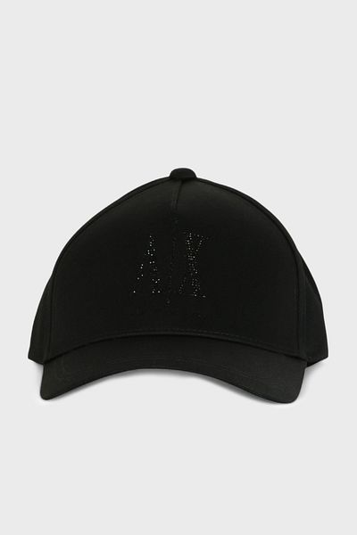 Armani Exchange Stoned Logo 100% Cotton Hat Hat Xw 000957   Af13846 Uc001