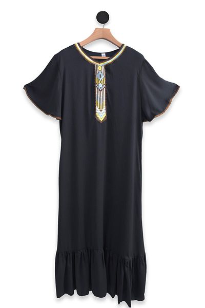 Lilo Co Embroidered Maxi Dress