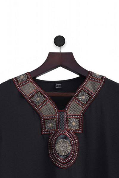 Lilo Co Embroidered Detail Dress