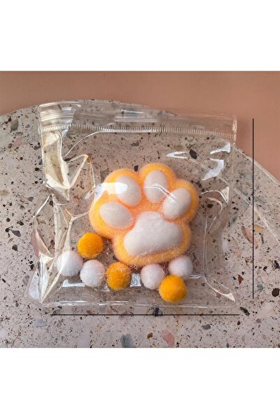 BBS Kedi Partisi - Taba Sukuşi - Squishy Pati - Tüylü Pati - Stres Giderici O...