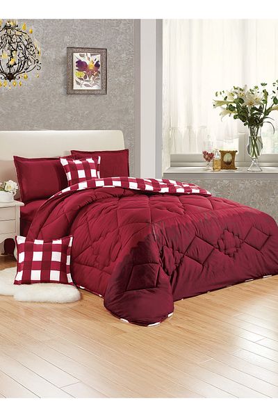 Generic Comforter Set 4 Piece Single Size Elegant Bedspread Lightweight Comforter Duvet included