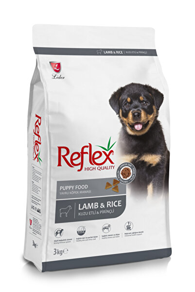 Reflex High Quality Kuzulu ve Pirinçli Yavru Köpek Maması 3kg
