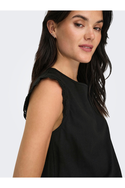 JDY Jdysalva Life S/L Crochet Top Jrs Noos