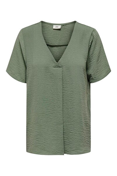 ONLY Jdydivya Life S/S V-Neck Top Wvn Dia