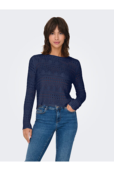 ONLY Jdysun Lay L/S Boatneck Pullov. Knt Noos