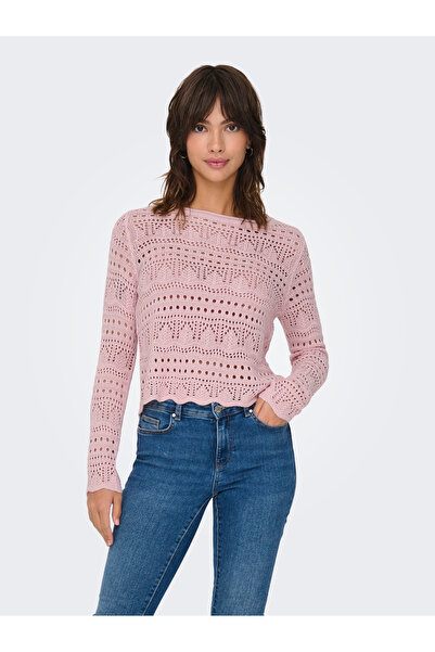 ONLY Jdysun Lay L/S Boatneck Pullov. Knt Noos