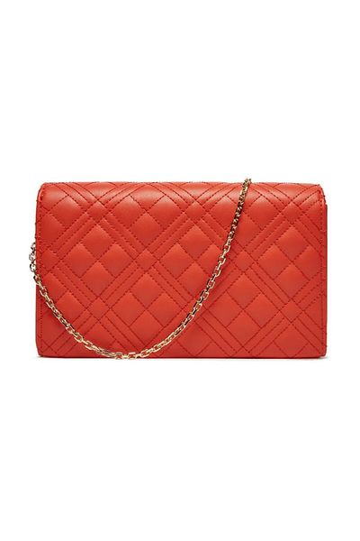 Love Moschino Pikowana torba z logo na łańcuszku - JC4079PP0ILA0459