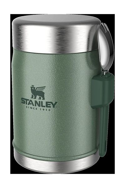 Stanley Grüne 0,4 l klassische Lebensmittel-Thermoskanne mit Löffel