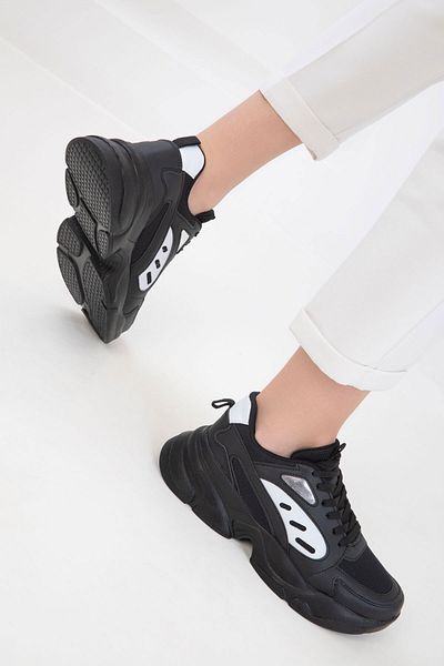 SOHO Black-Black Women's Sneaker 20502