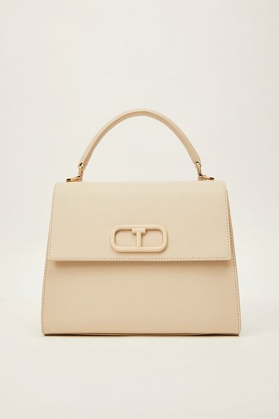 Ted Baker Dot Printed Large Leather Handbag