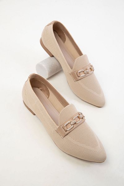 SOHO Beige Damen-Ballerinas 20477